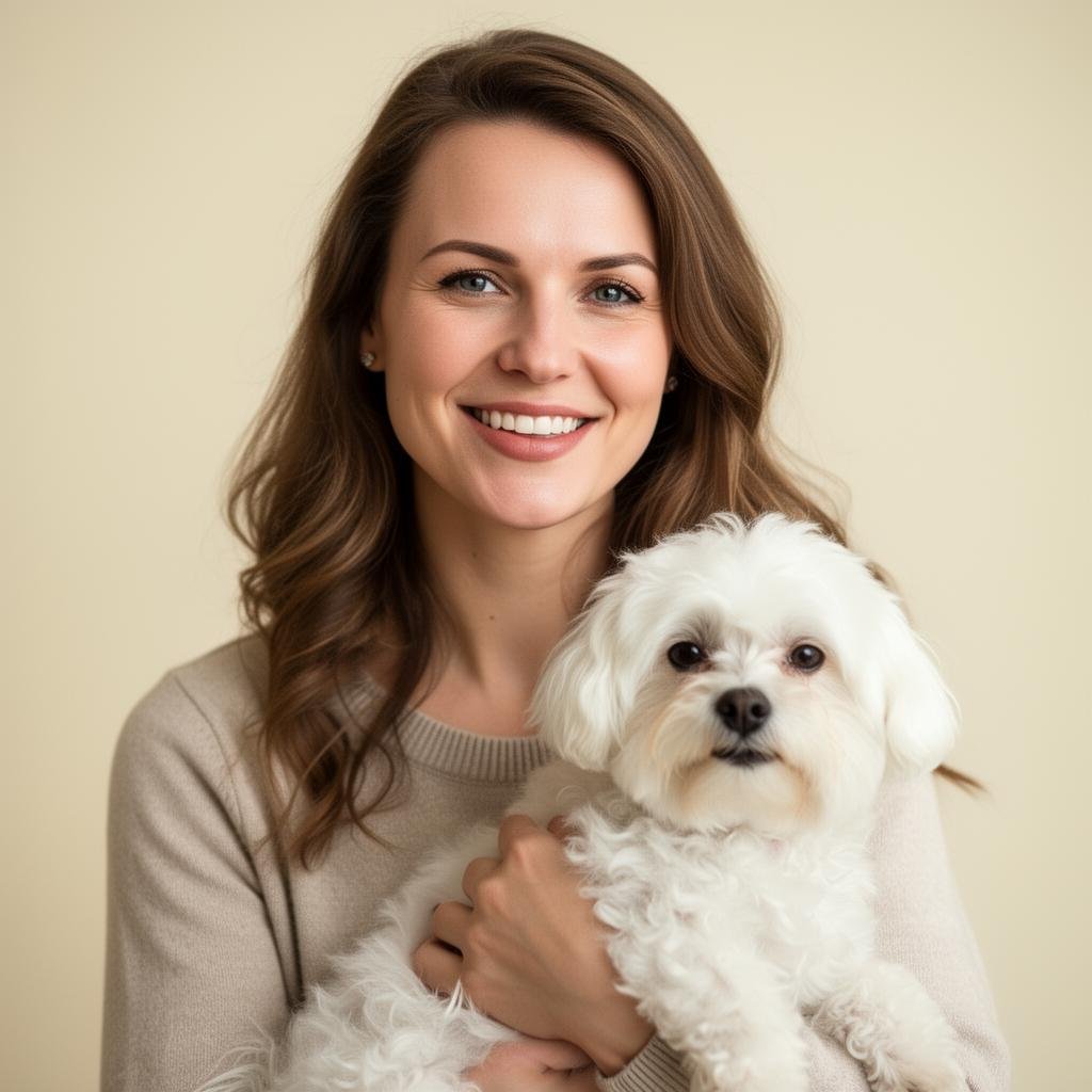 Eglė K. su augintiniu